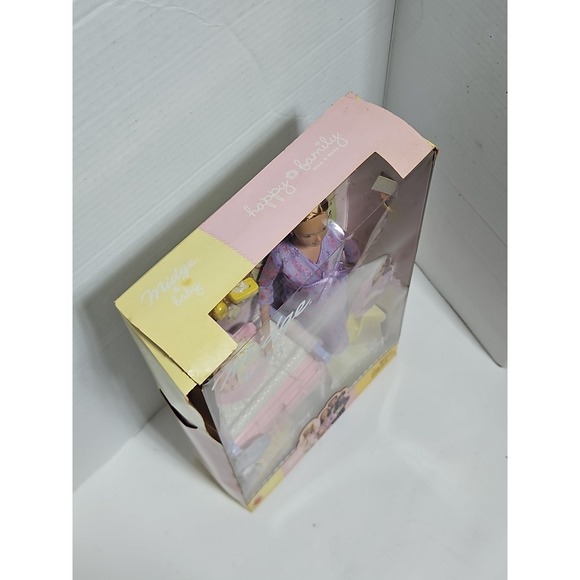 Pregnant Mom Midge & Baby W/Crib 2002 Mattel Original Barbie Happy Family NIB - Picture 9 of 16